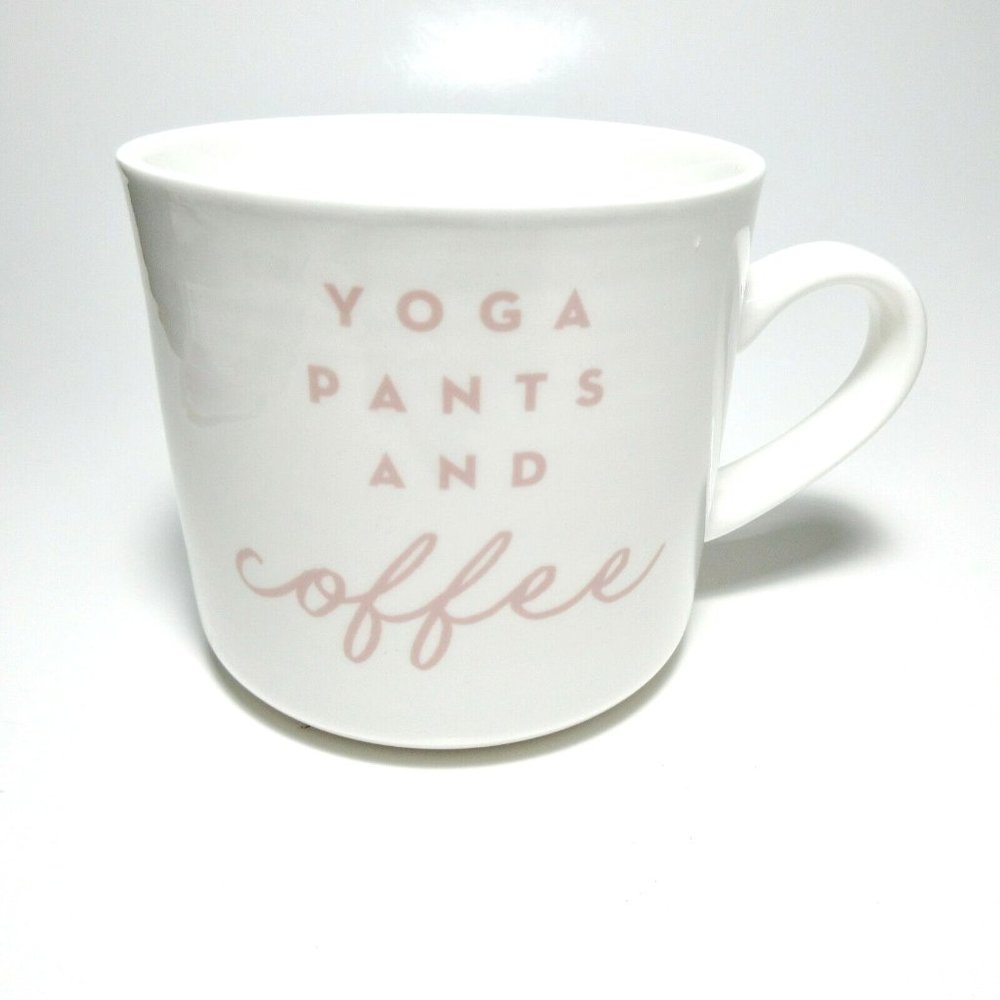 OpalHouse "Yoga Pants & Coffee" Mug Novelty Coffee Cup